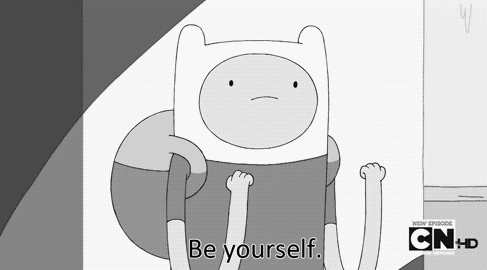 be yourself animated GIF